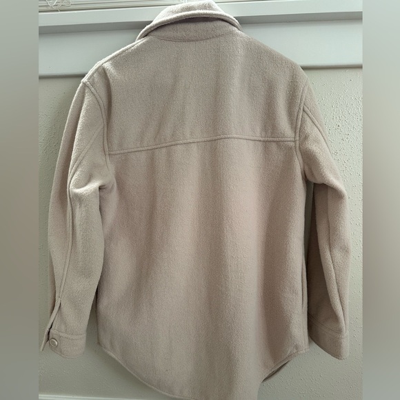 Joie button up flannel Tan - Picture 3 of 8